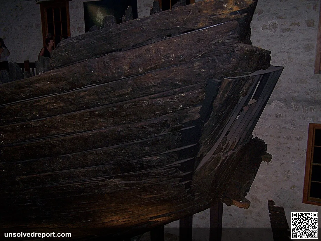 Batavia - wreck recovered section in the Shipwreck Galleries West Australian Maritime Museum Fremantle WA