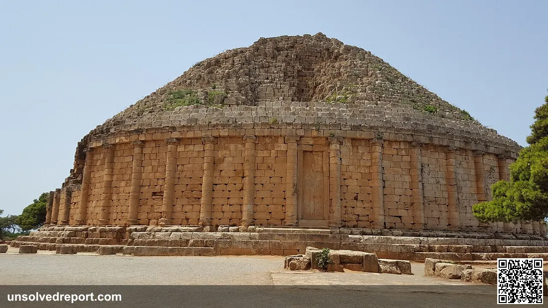 The tomb of King Juba II and Queen Cleopatra Selene (daughter of the Cleopatra and Mark Antony) just west of Algiers.