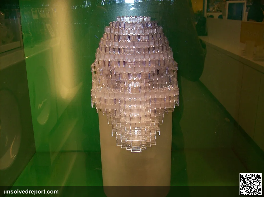 The Crystal Skull from Indiana Jones at the Lego Store.