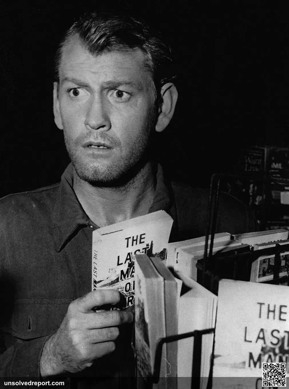 Actor Earl Holliman in a publicity portrait for The Twilight Zone