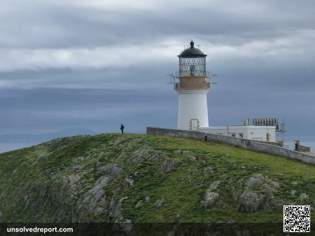 Flannan Isles: a man surveys the view