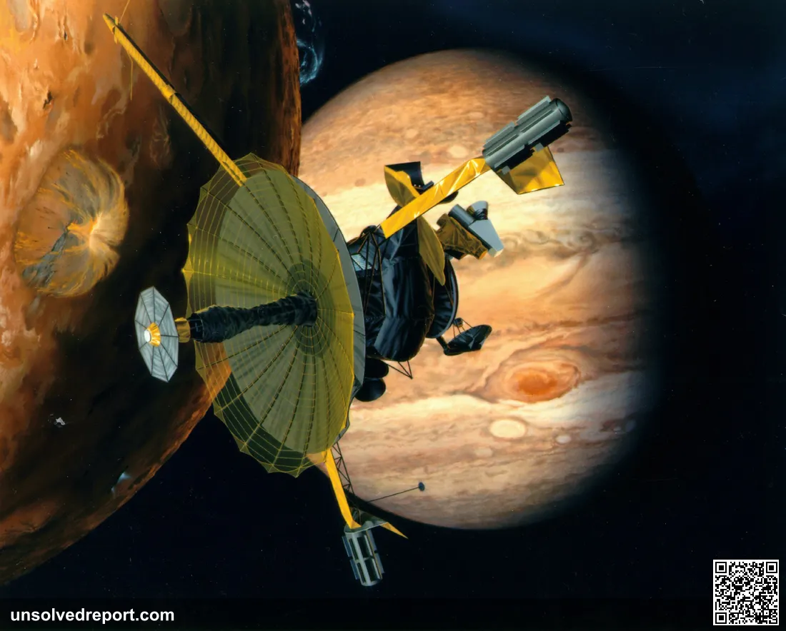 Artist's rendering of NASA's Galileo spacecraft, which produced the first measured flyby anomaly in 1990.