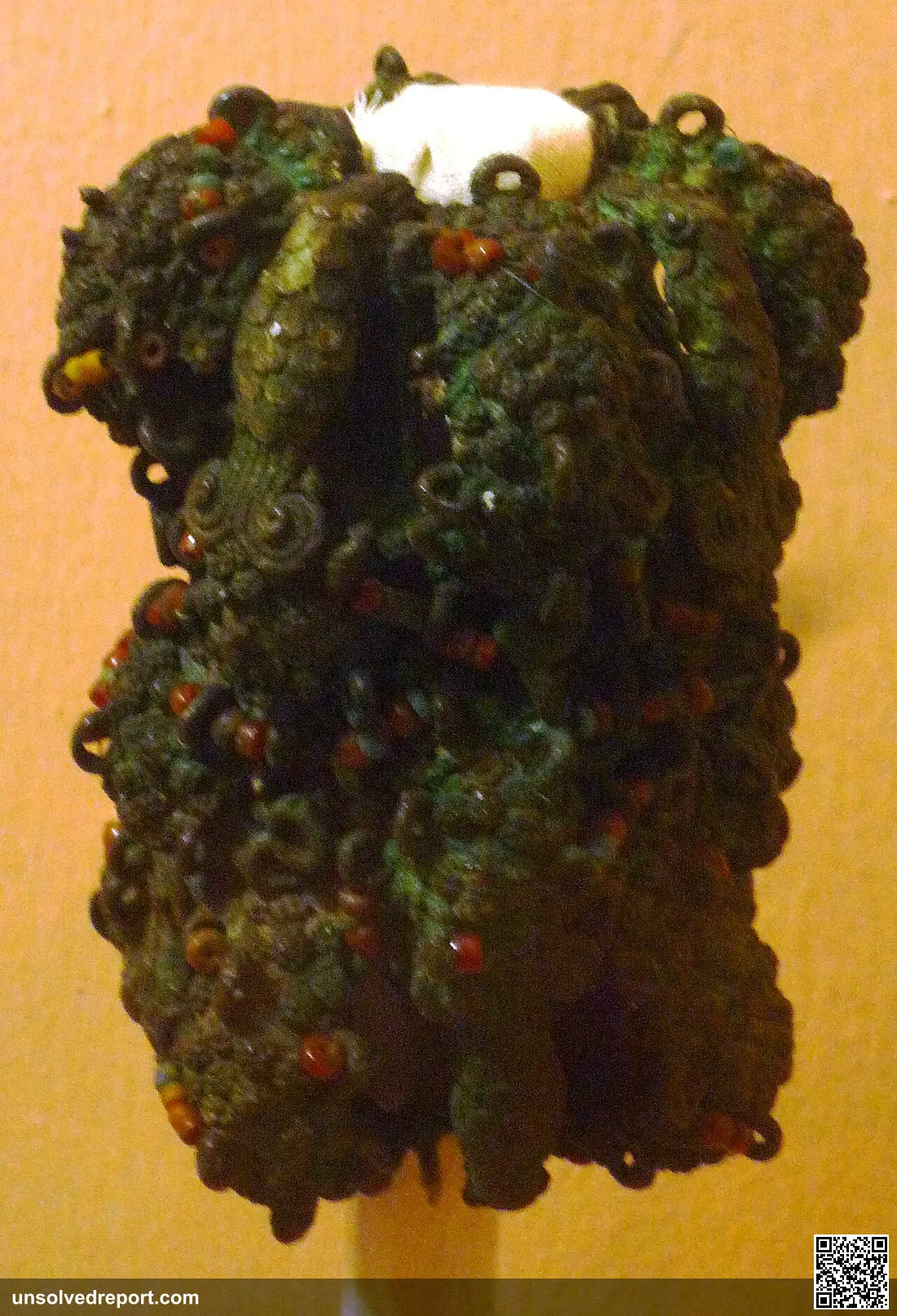 Photograph of a 9th century bronze staff head excavated in Igbo-Ukwu, Anambra State Nigeria. Presently located in the N…