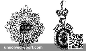 Image of the stolen Irish Crown Jewels, from Hue and Cry, which was published by the Royal Irish Constabulary and the D…