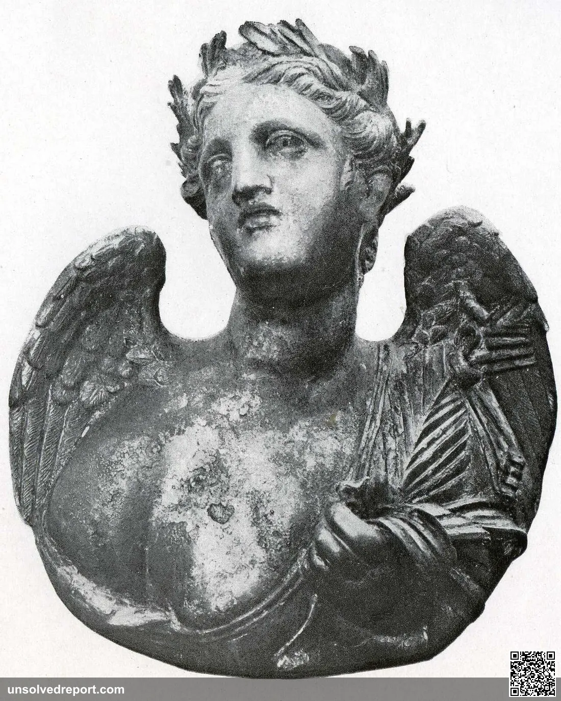 Bust of Nike from the Mahdia wreckage, Bardo National Museum, Tunisia.