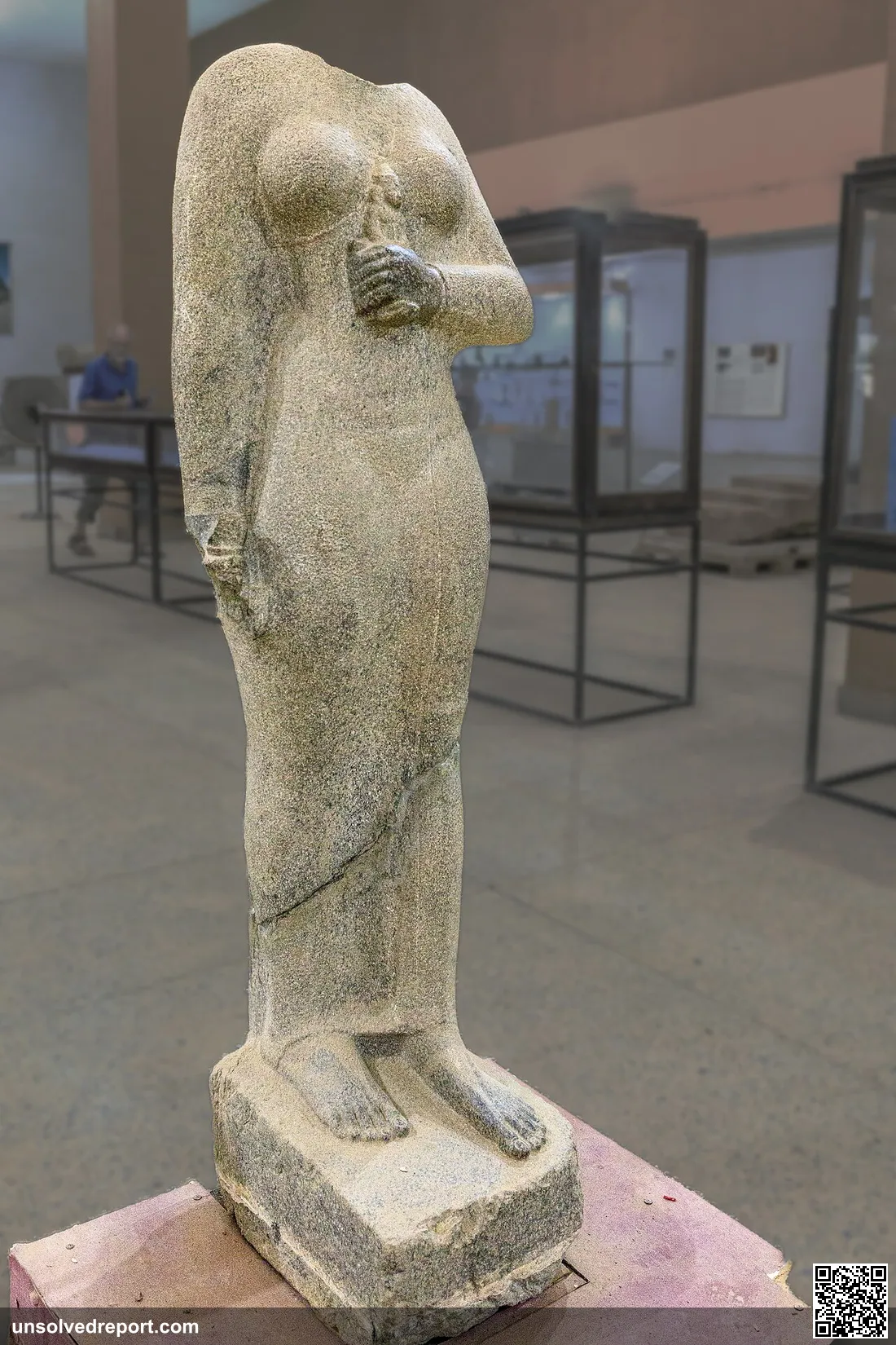 Statue of Queen AMANIMALIL. One of the great artistic masterpieces of the kingdom of Napata. The queen designated on th…