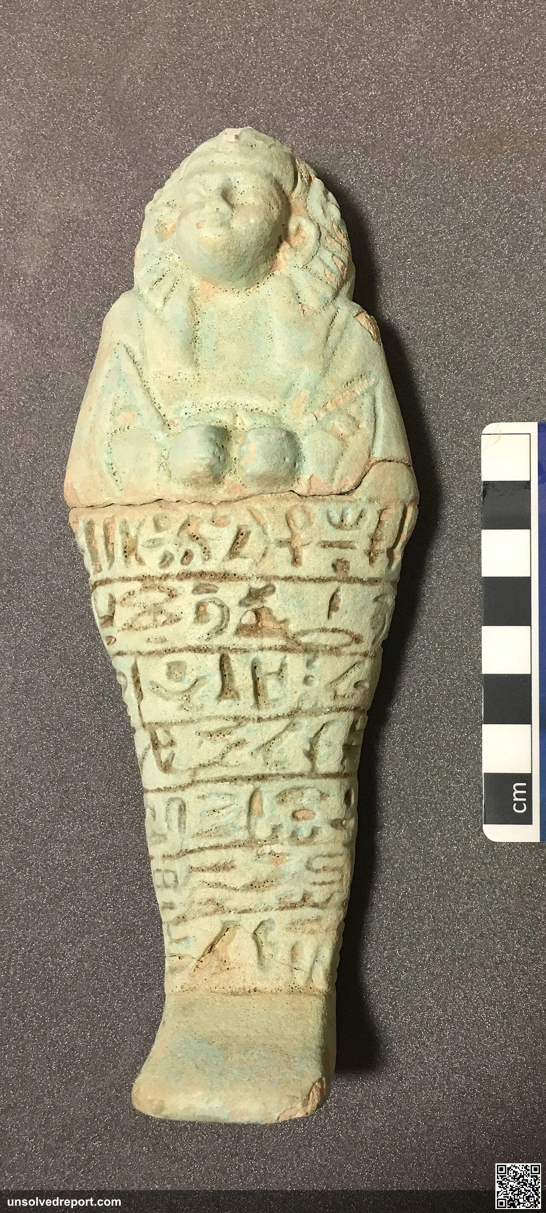 Shabti of Queen Madiken, the Napatan period of the Kingdom of Kush, currently located in the Petrie Museum colletion UC…