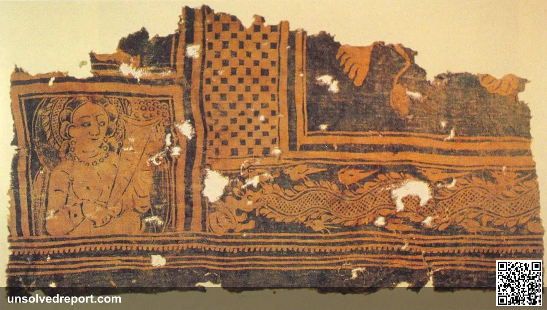 Batik textile from Niya, China