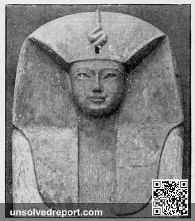Rishi coffin of pharaoh Seqenenre of the 17th Dynasty, Second Intermediate Period. Found in Deir el Bahari cachette (DB…