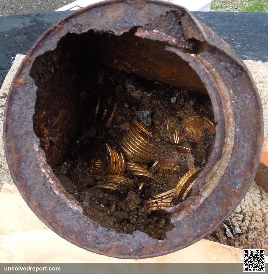 Saddle Ridge Hoard large rusted can