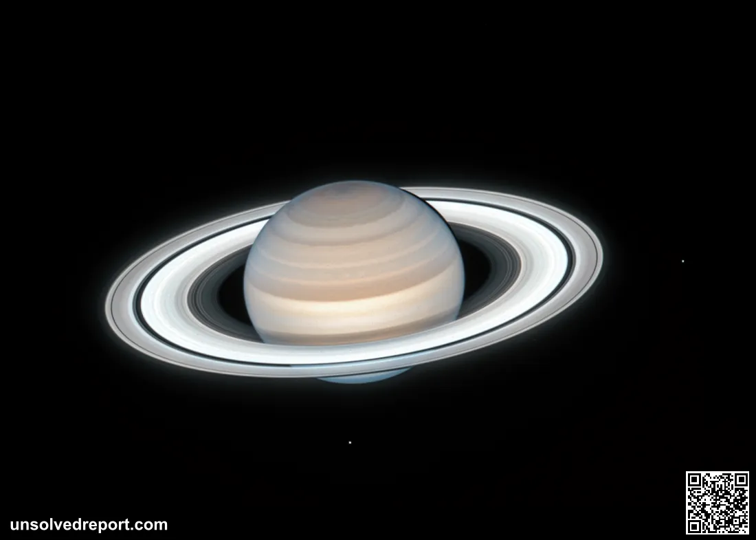 Saturn is truly the lord of the rings in this latest snapshot from NASA's Hubble Space Telescope, taken on July 4, 2020…