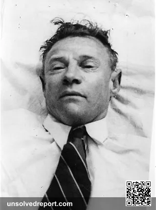 Image of the unknown dead man found on Somerton Beach, Adelaide, on the morning of 1 December 1948.
