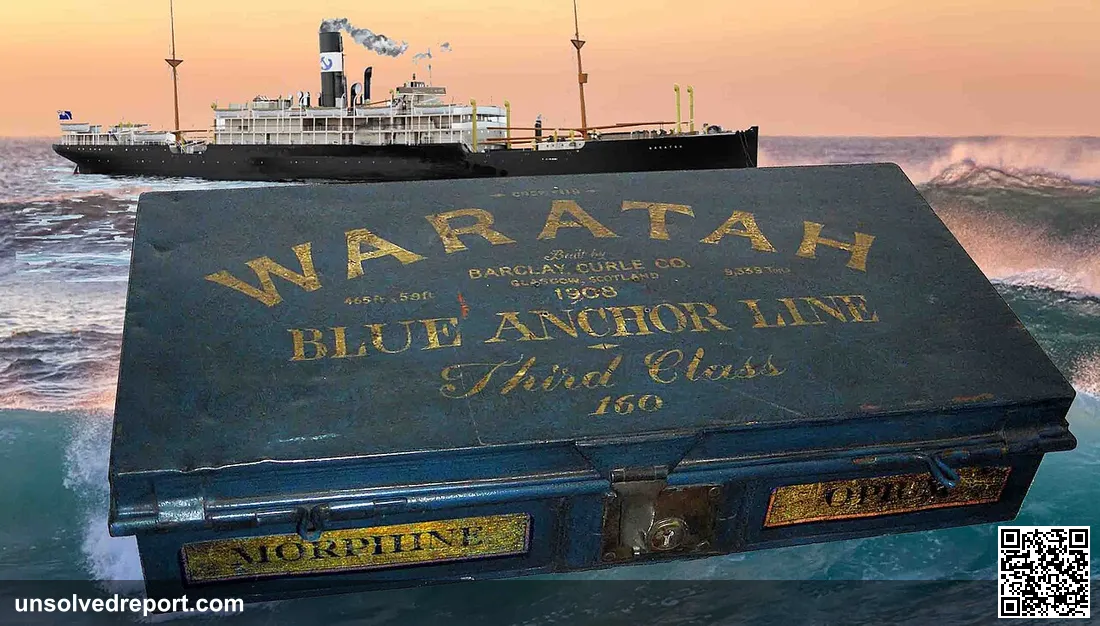 Discovery of what is claimed to be the SS Waratah medical department chest that washed ashore after the 1909 sinking
