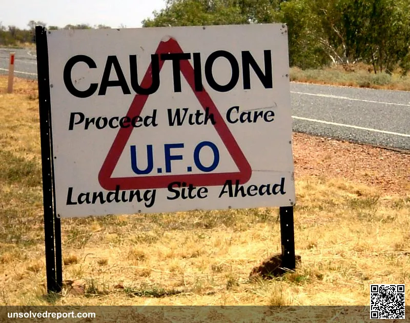 UFO Landing Site, Location: Wycliffe Well.